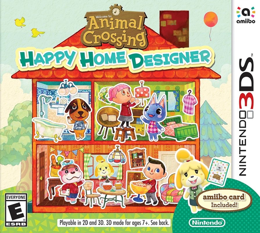 Capa do jogo Animal Crossing: Happy Home Designer