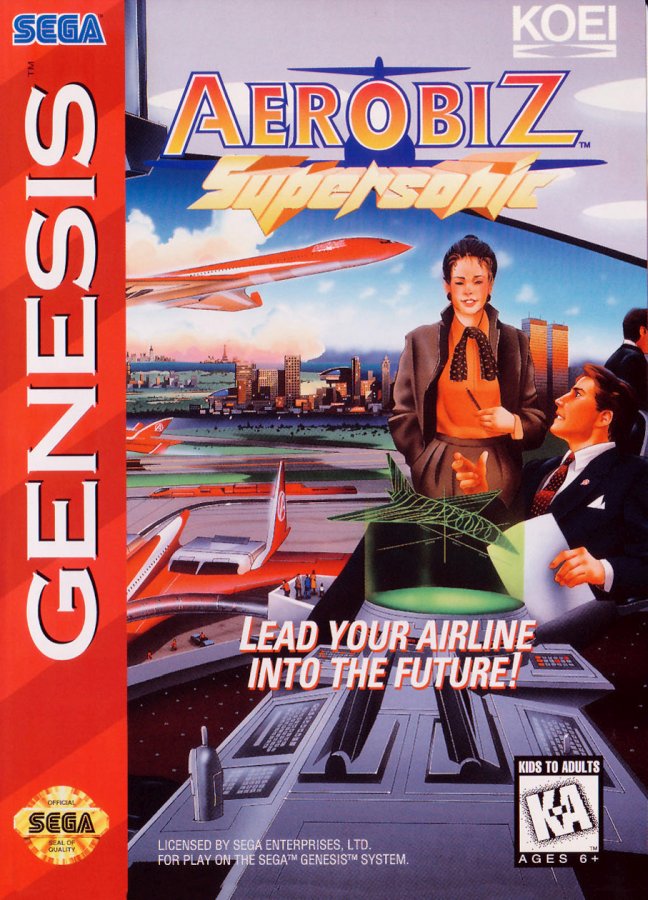 Capa do jogo Aerobiz Supersonic