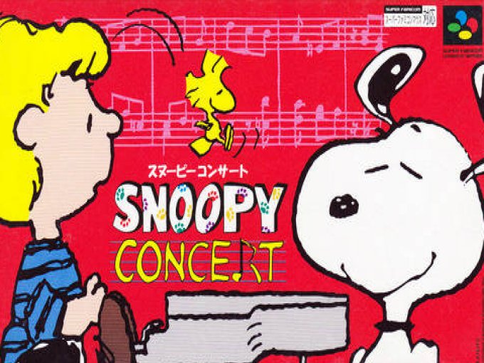 Capa do jogo Snoopy Concert