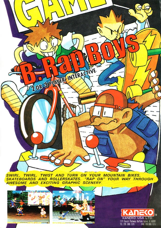 Capa do jogo B.Rap Boys