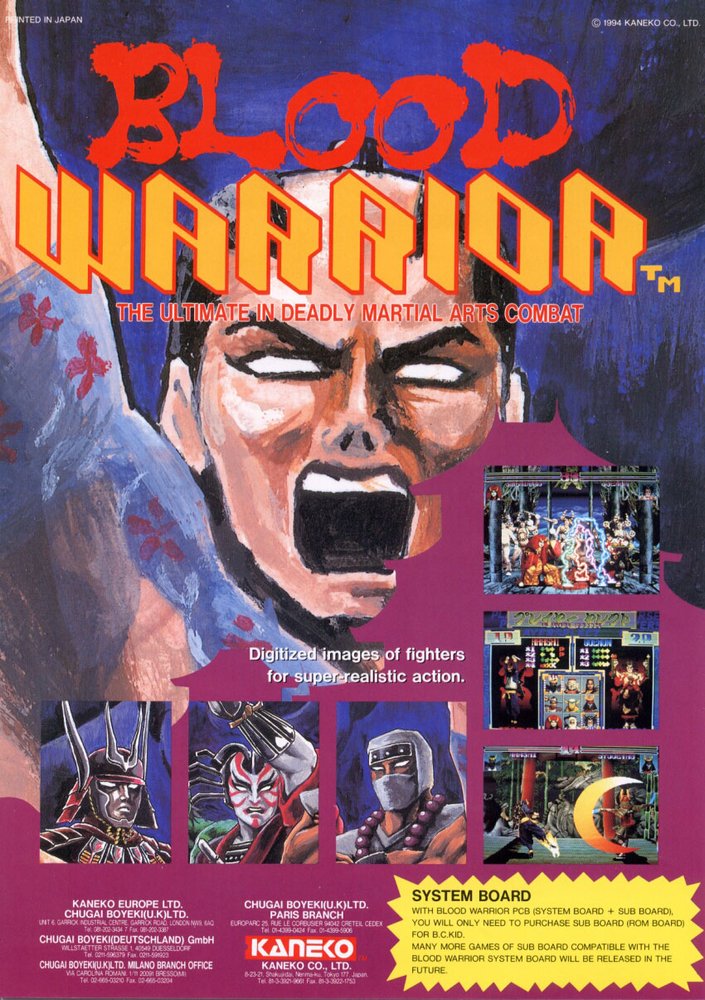 Capa do jogo Blood Warrior