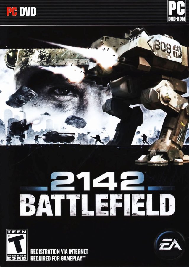Capa do jogo Battlefield 2142