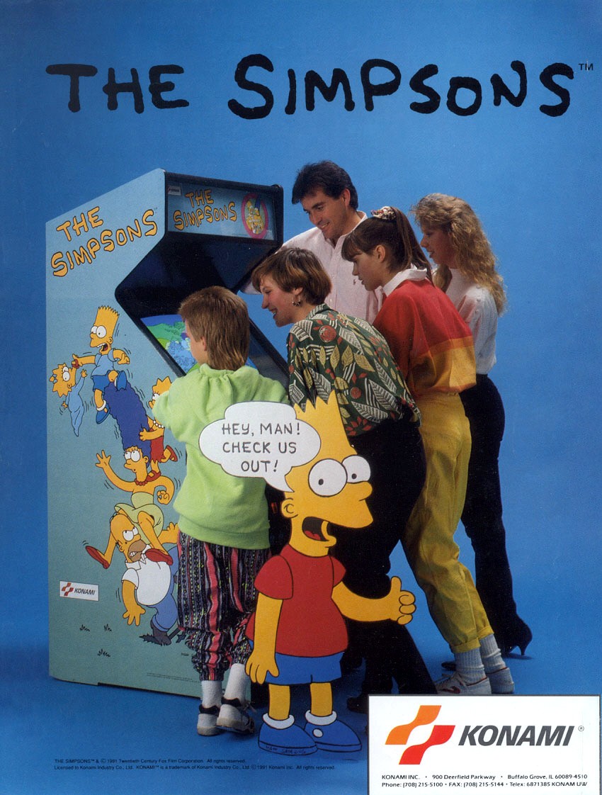 Capa do jogo The Simpsons