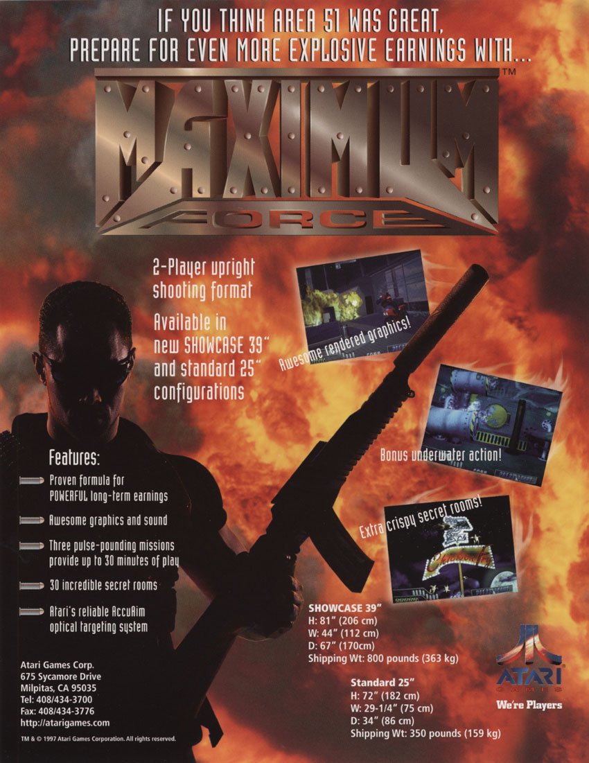Capa do jogo Maximum Force