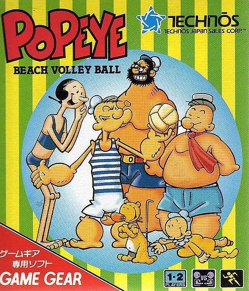 Capa do jogo Popeye Beach Volleyball