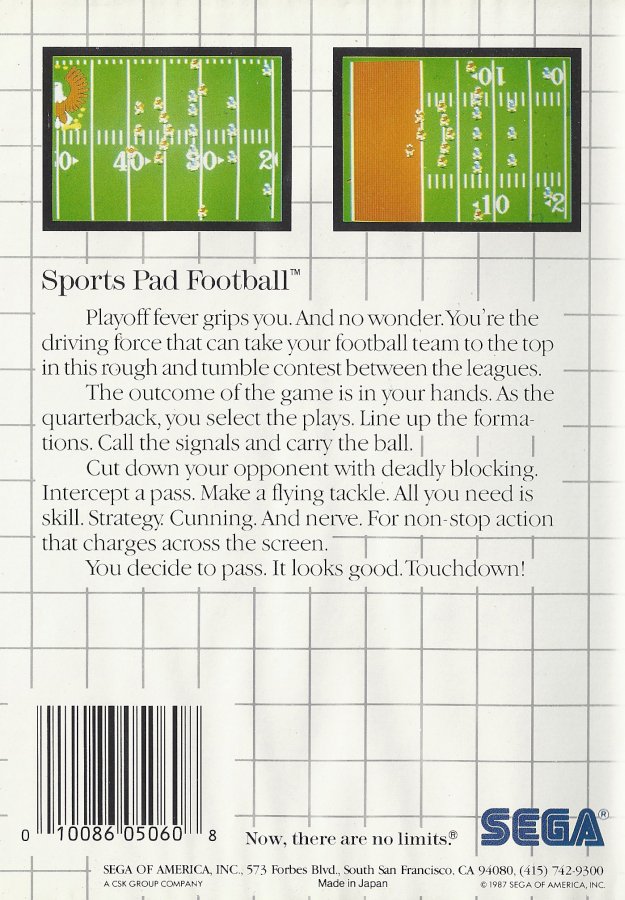 Capa do jogo Sports Pad Football