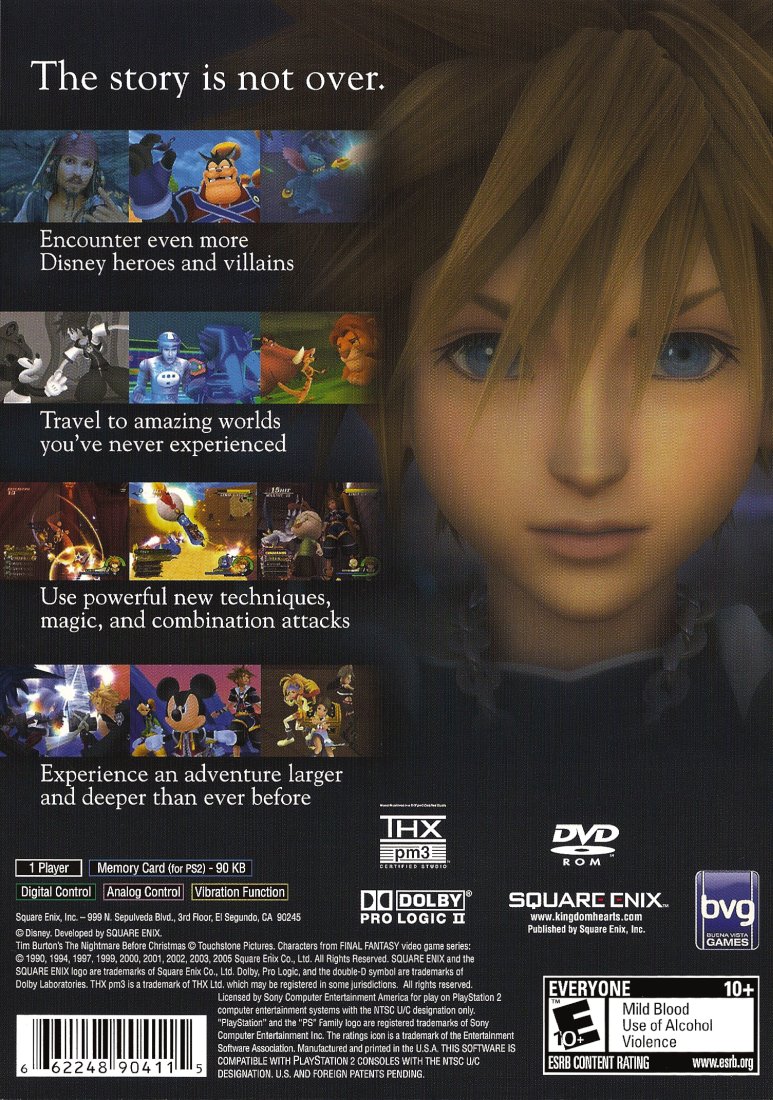 Capa do jogo Kingdom Hearts II