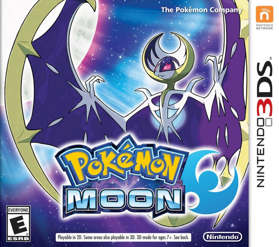 Capa do jogo Pokémon Moon