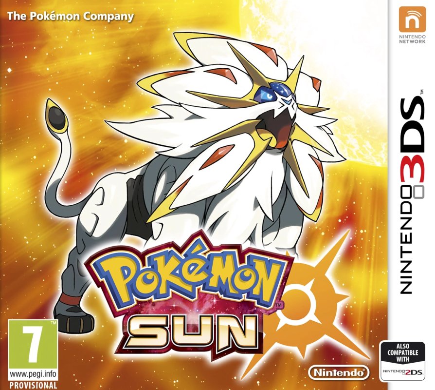 Capa do jogo Pokémon Sun
