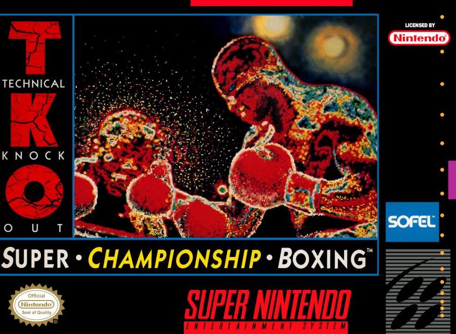 Capa do jogo TKO Super Championship Boxing
