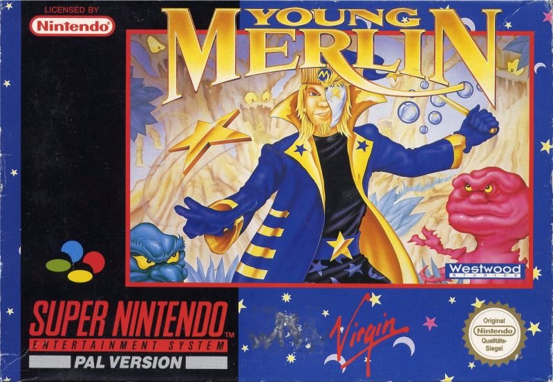 Capa do jogo Young Merlin