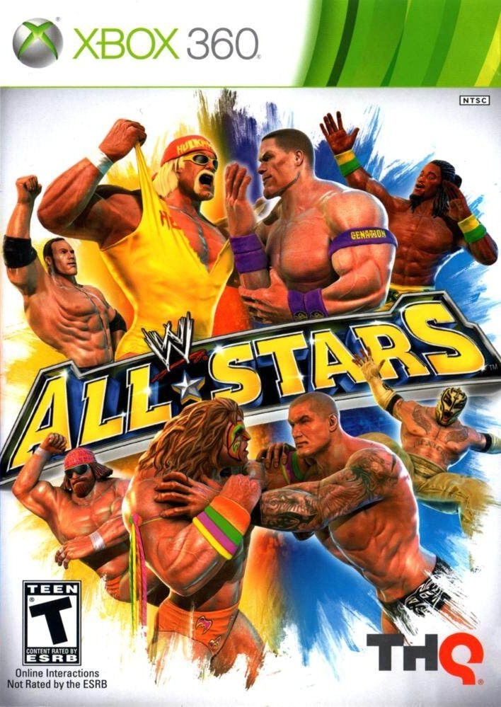 Capa do jogo WWE All Stars