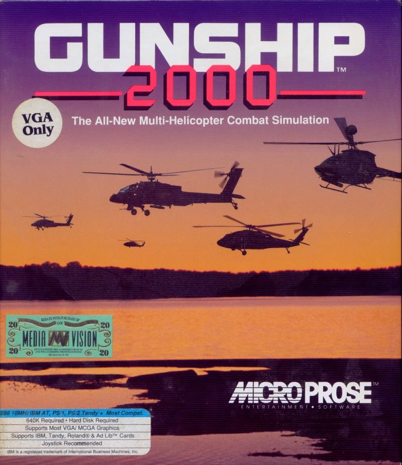 Capa do jogo Gunship 2000