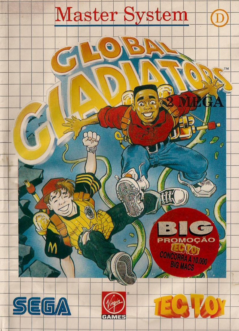 Capa do jogo Global Gladiators