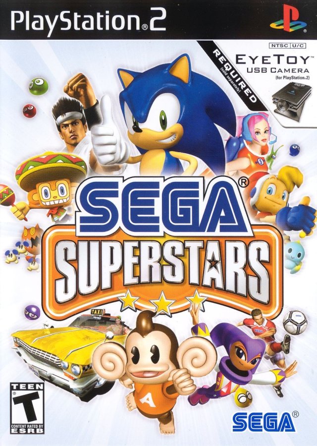 Capa do jogo Sega Superstars