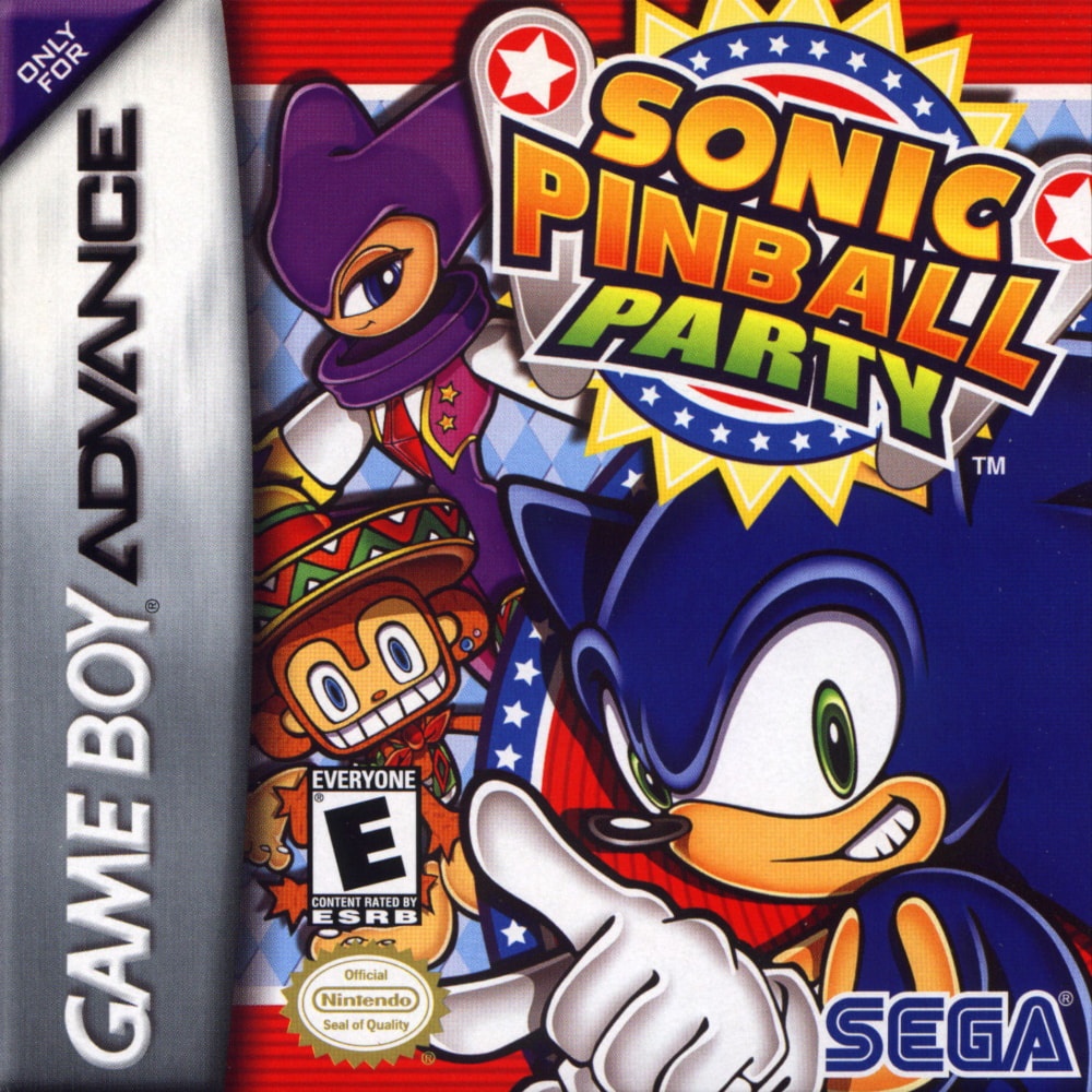 Capa do jogo Sonic Pinball Party