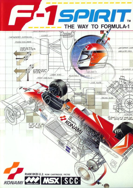 Capa do jogo F-1 Spirit: The Road to Formula 1
