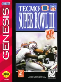 Capa de Tecmo Super Bowl III: Final Edition