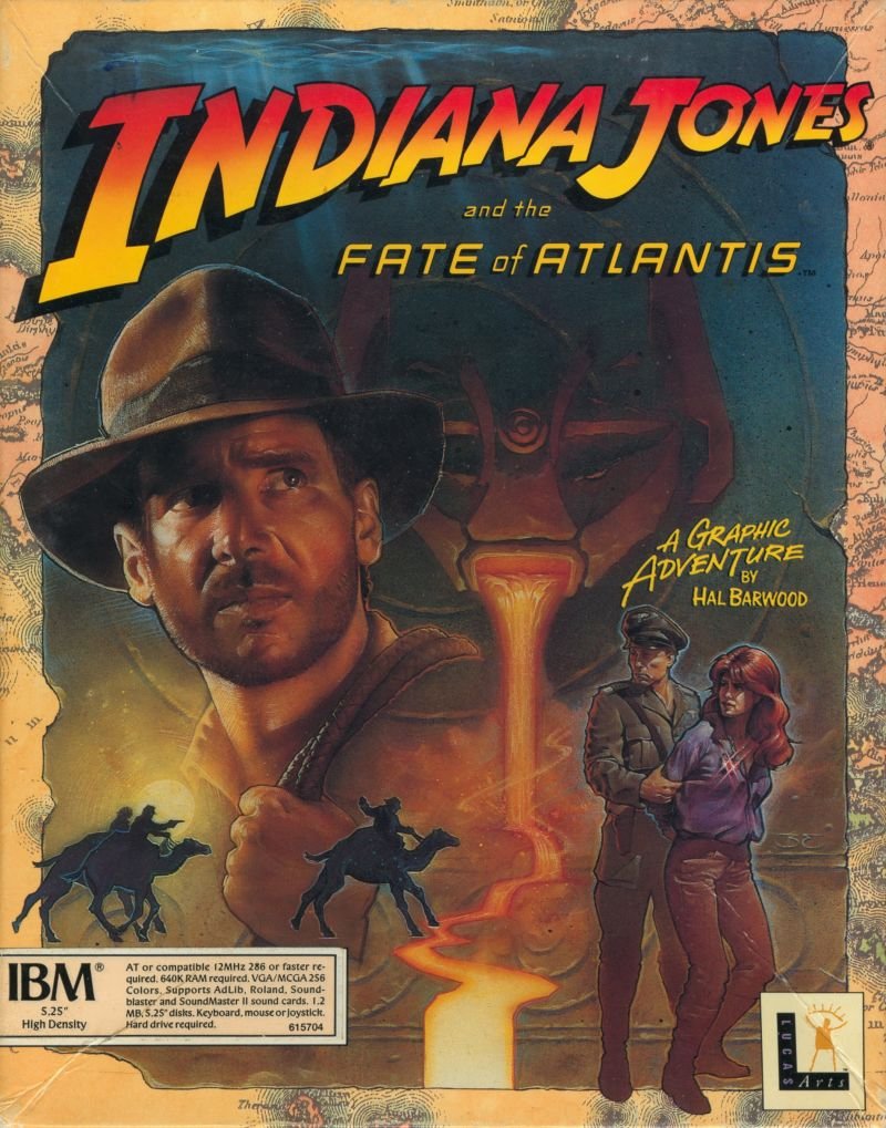 Capa do jogo Indiana Jones and the Fate of Atlantis