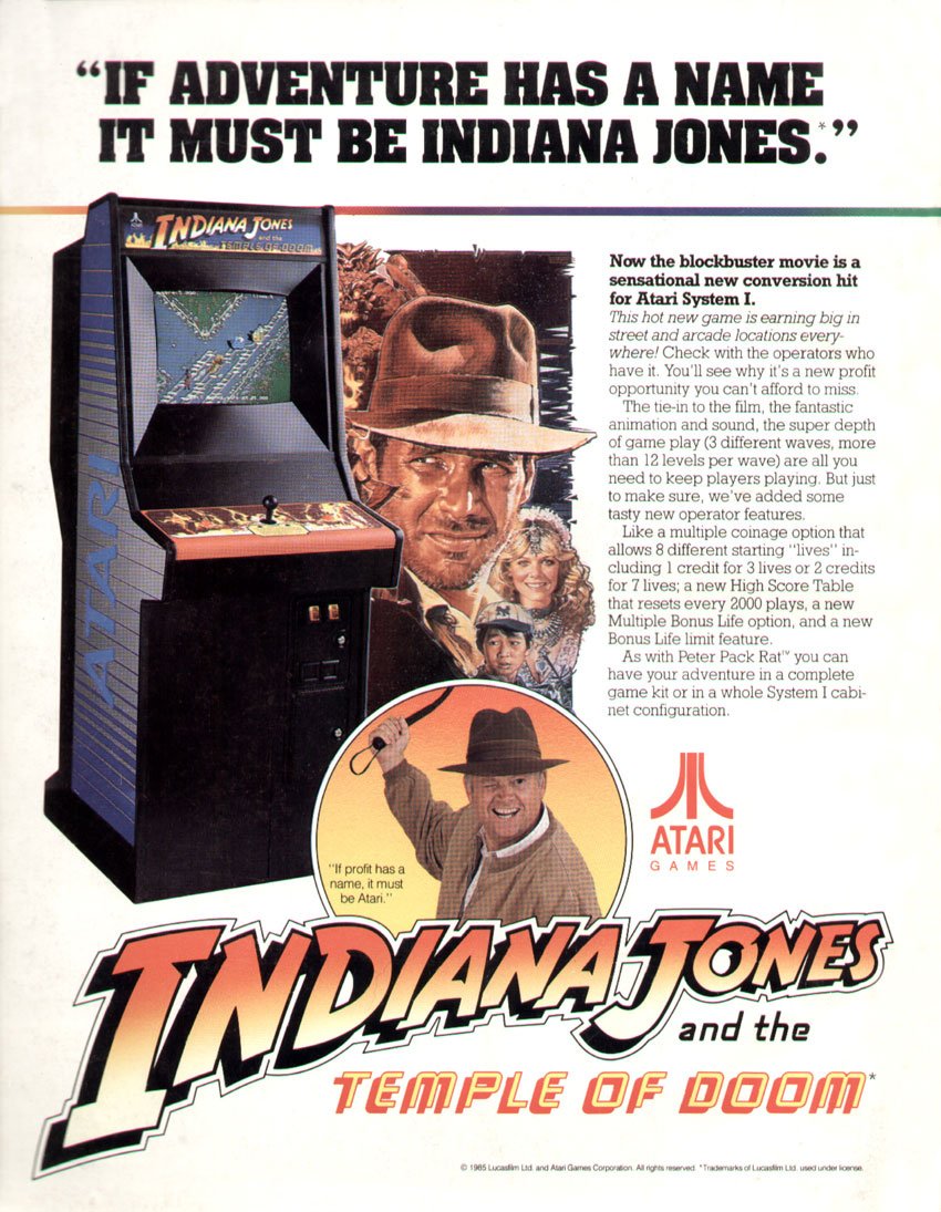 Capa do jogo Indiana Jones and the Temple of Doom