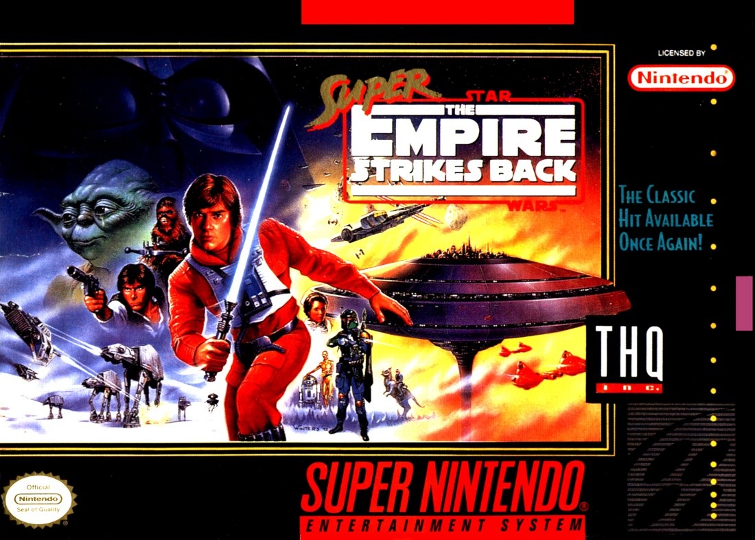 Capa do jogo Super Star Wars: The Empire Strikes Back