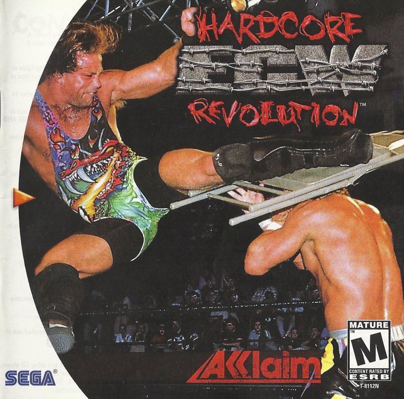 Capa do jogo ECW Hardcore Revolution