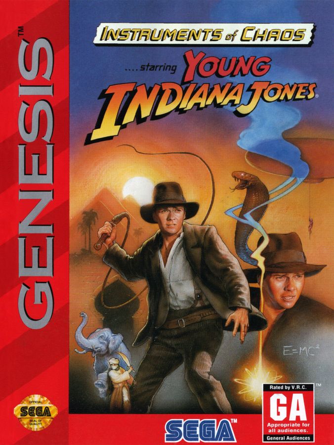 Capa do jogo Instruments of Chaos Starring Young Indiana Jones