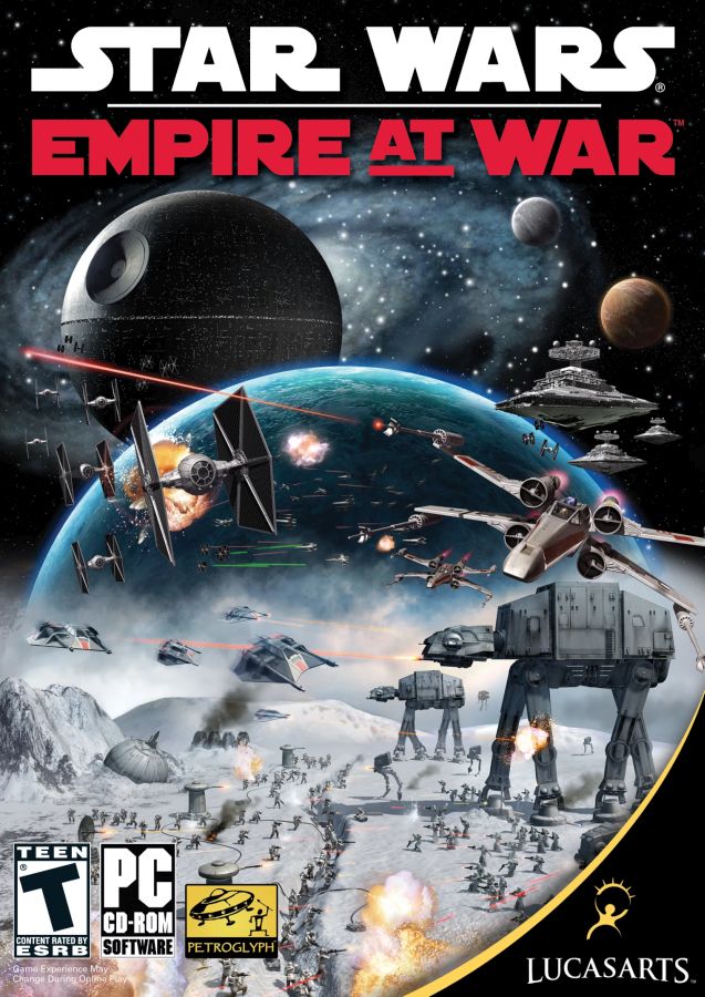 Capa do jogo Star Wars: Empire at War