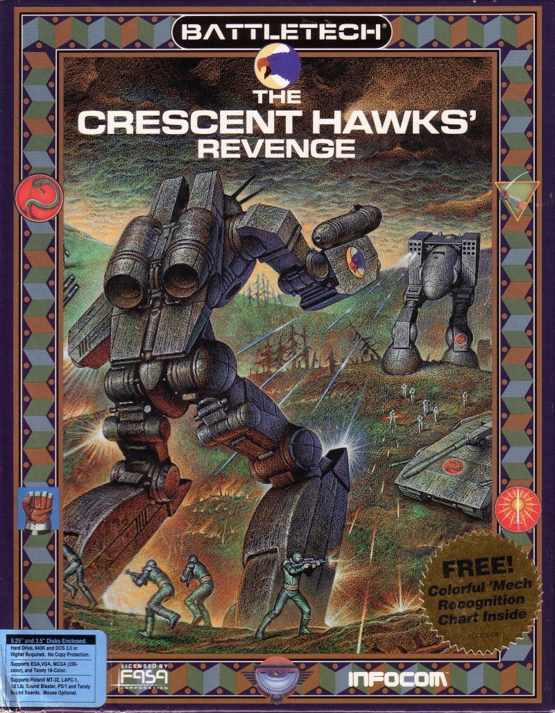 Capa do jogo BattleTech: The Crescent Hawks Revenge