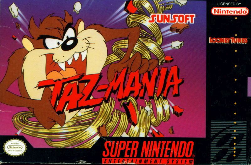 Capa do jogo Taz-Mania