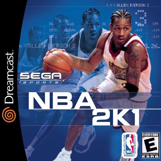 Capa do jogo NBA 2K1