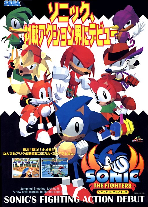Capa do jogo Sonic the Fighters