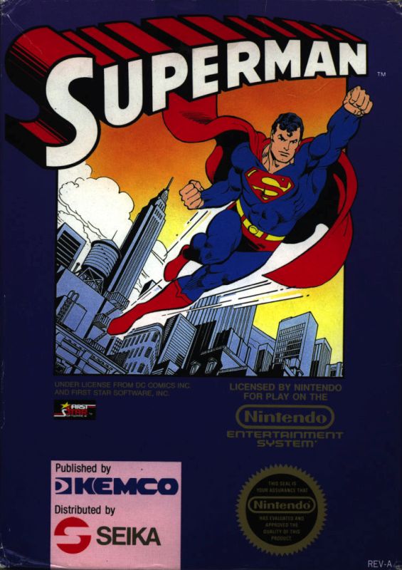 Capa do jogo Superman