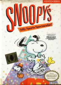 Capa de Snoopy's Silly Sports Spectacular