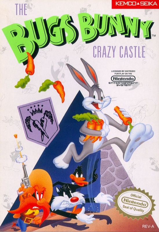 Capa do jogo The Bugs Bunny Crazy Castle