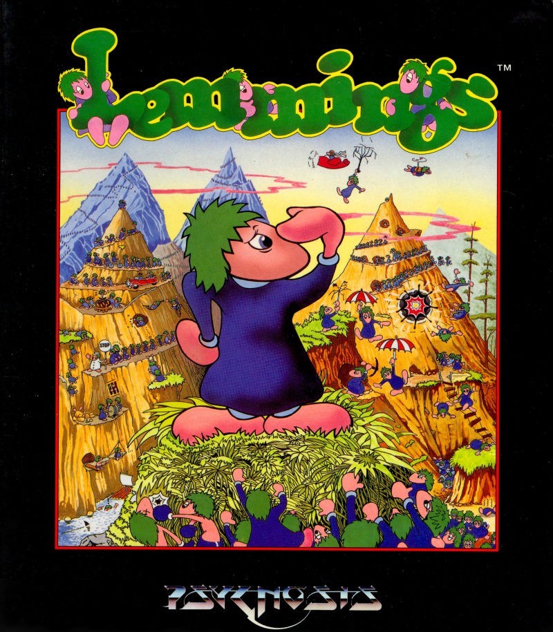 Capa do jogo Lemmings