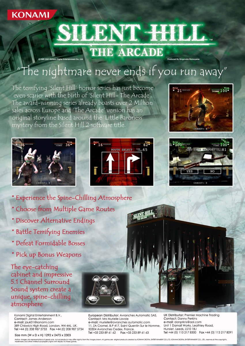 Capa do jogo Silent Hill: The Arcade