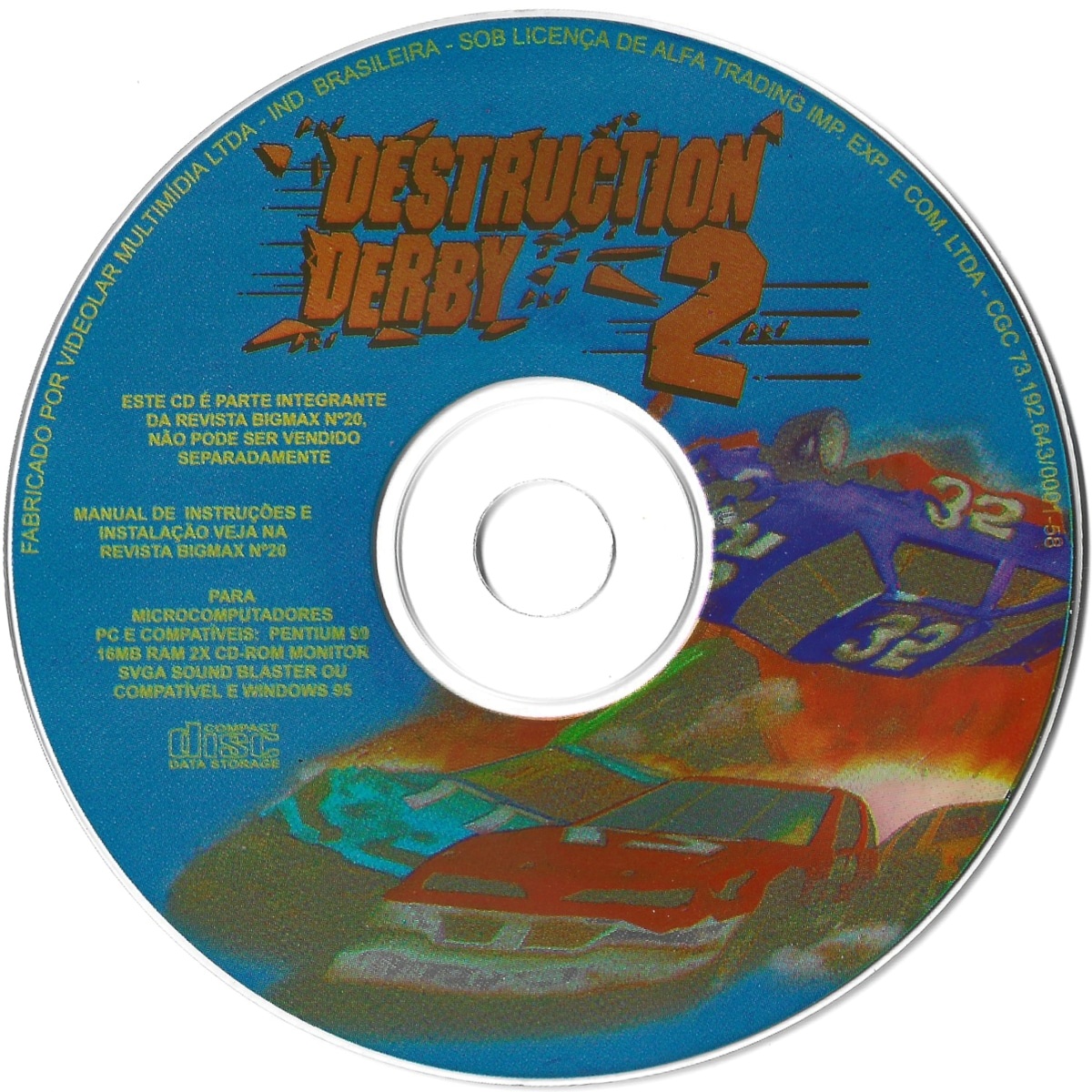 Capa do jogo Destruction Derby 2