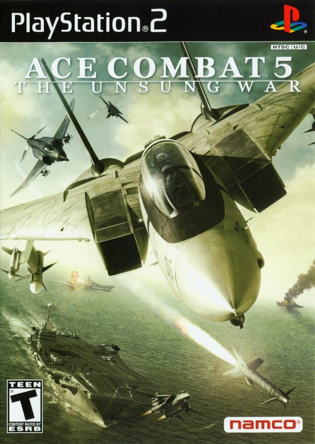 Capa do jogo Ace Combat 5: The Unsung War