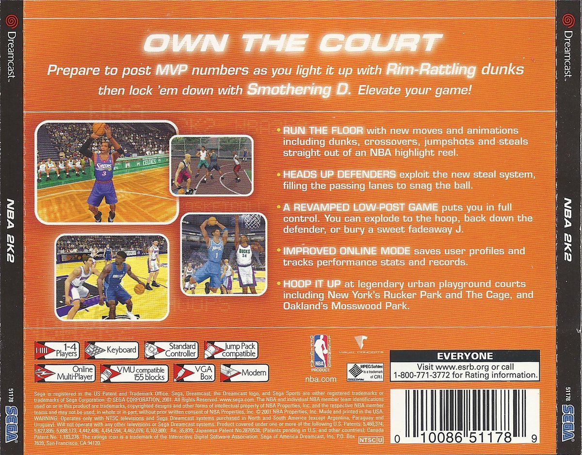 Capa do jogo NBA 2K2