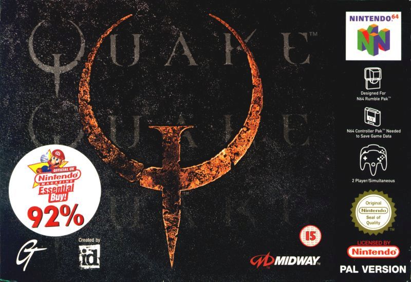 Capa do jogo Quake 64
