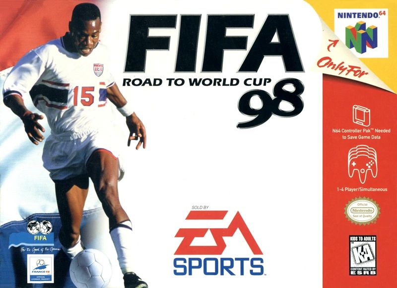 Capa do jogo FIFA: Road to World Cup 98