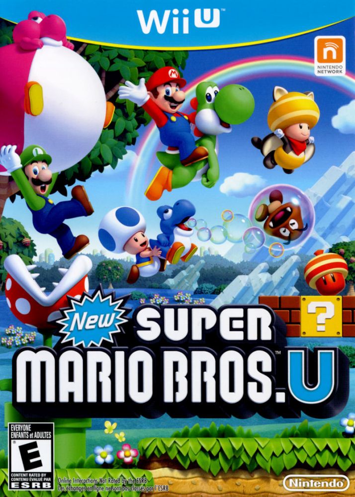 Capa do jogo New Super Mario Bros. U