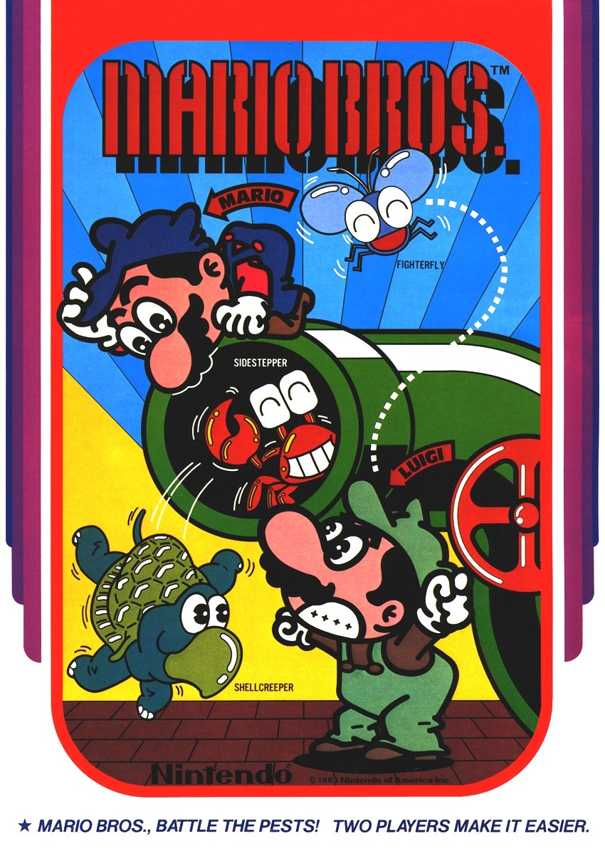 Capa do jogo Mario Bros.