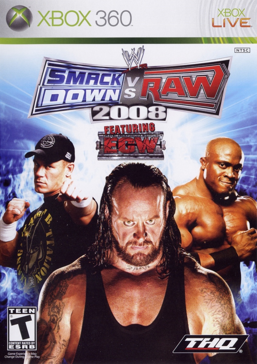 Capa do jogo WWE SmackDown vs. Raw 2008