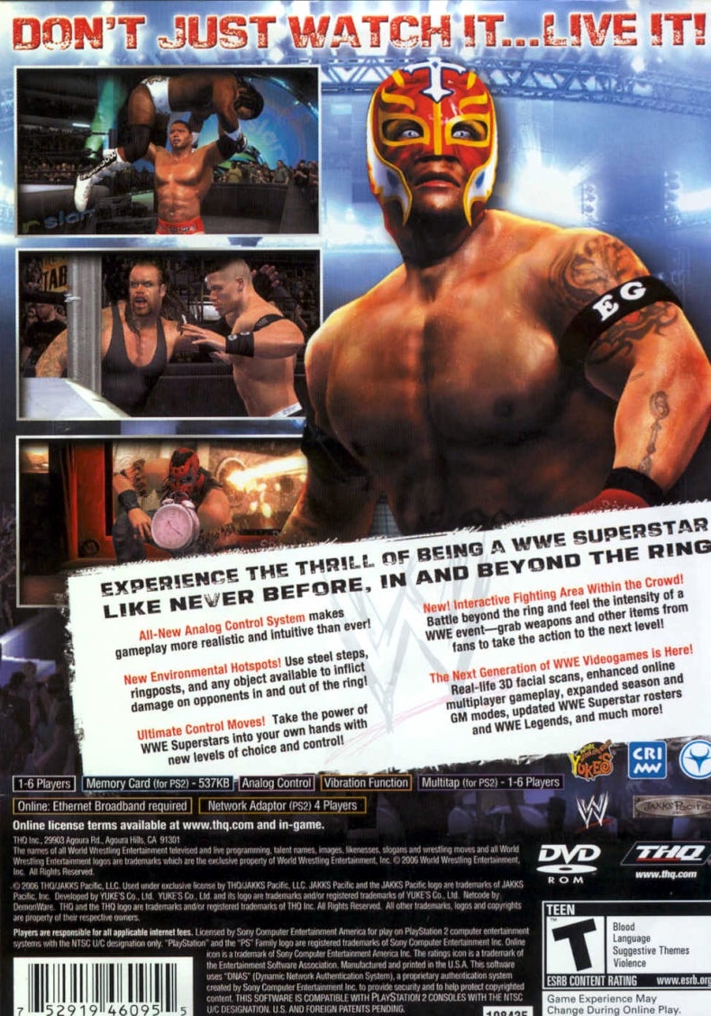 Capa do jogo WWE SmackDown vs. Raw 2007