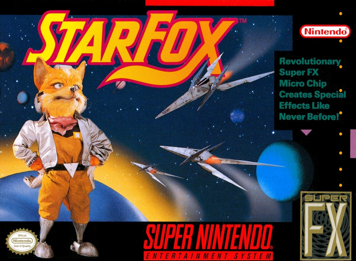 Capa do jogo Star Fox