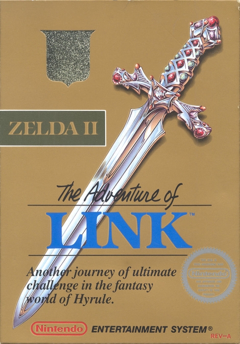 Capa do jogo Zelda II: The Adventure of Link