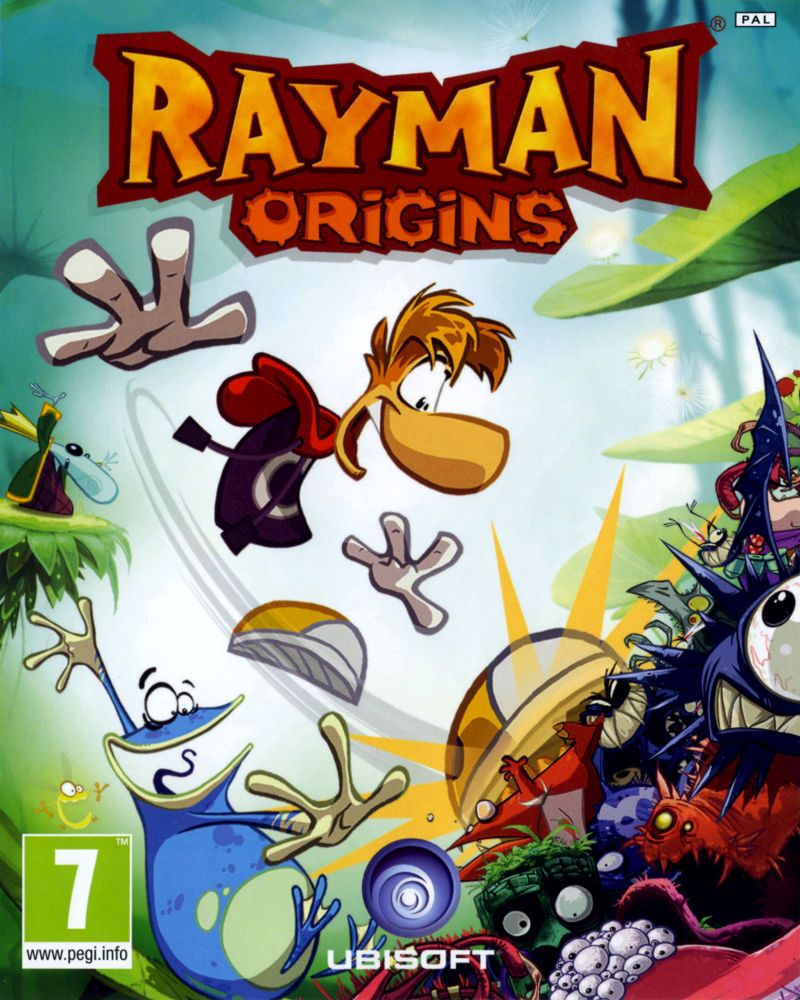 Capa do jogo Rayman Origins