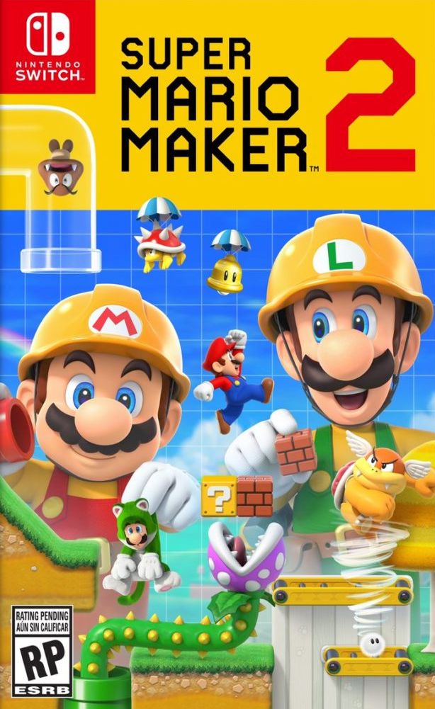 Capa do jogo Super Mario Maker 2